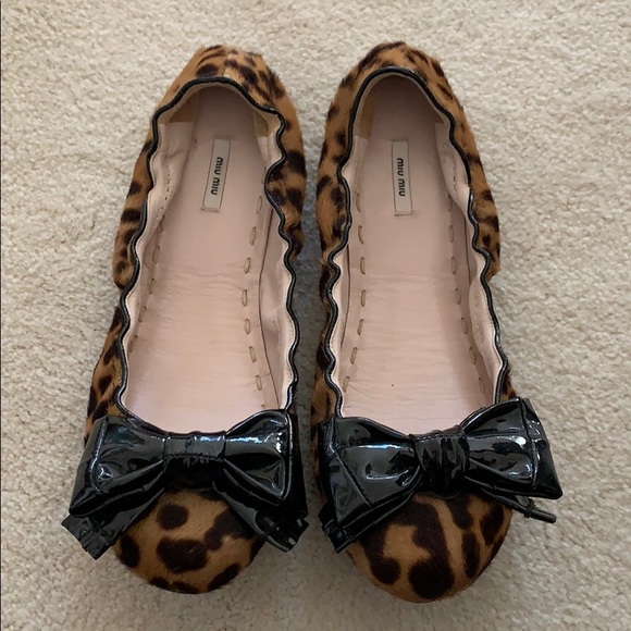 Miu Miu Cheetah Flats - Picture 1 of 3